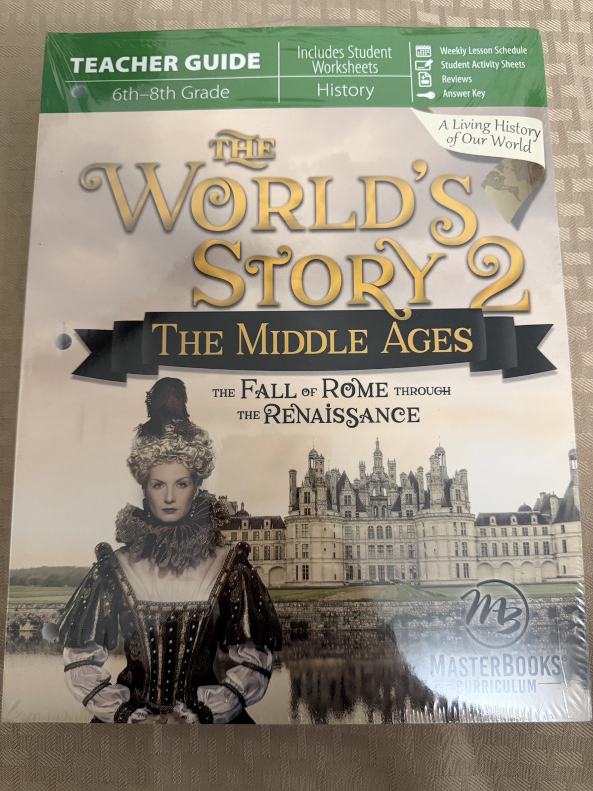 New Master Books THE WORLD’S STORY 2 MIDDLE AGES SET Student Teacher Homeschool