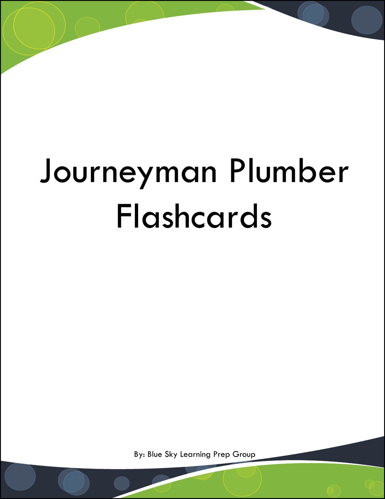 Journeyman Plumber Flashcards