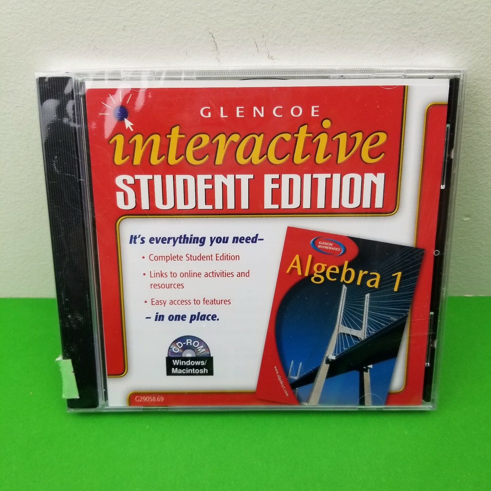 Glencoe Interactive Student Edition Algebra 1, CD-ROM