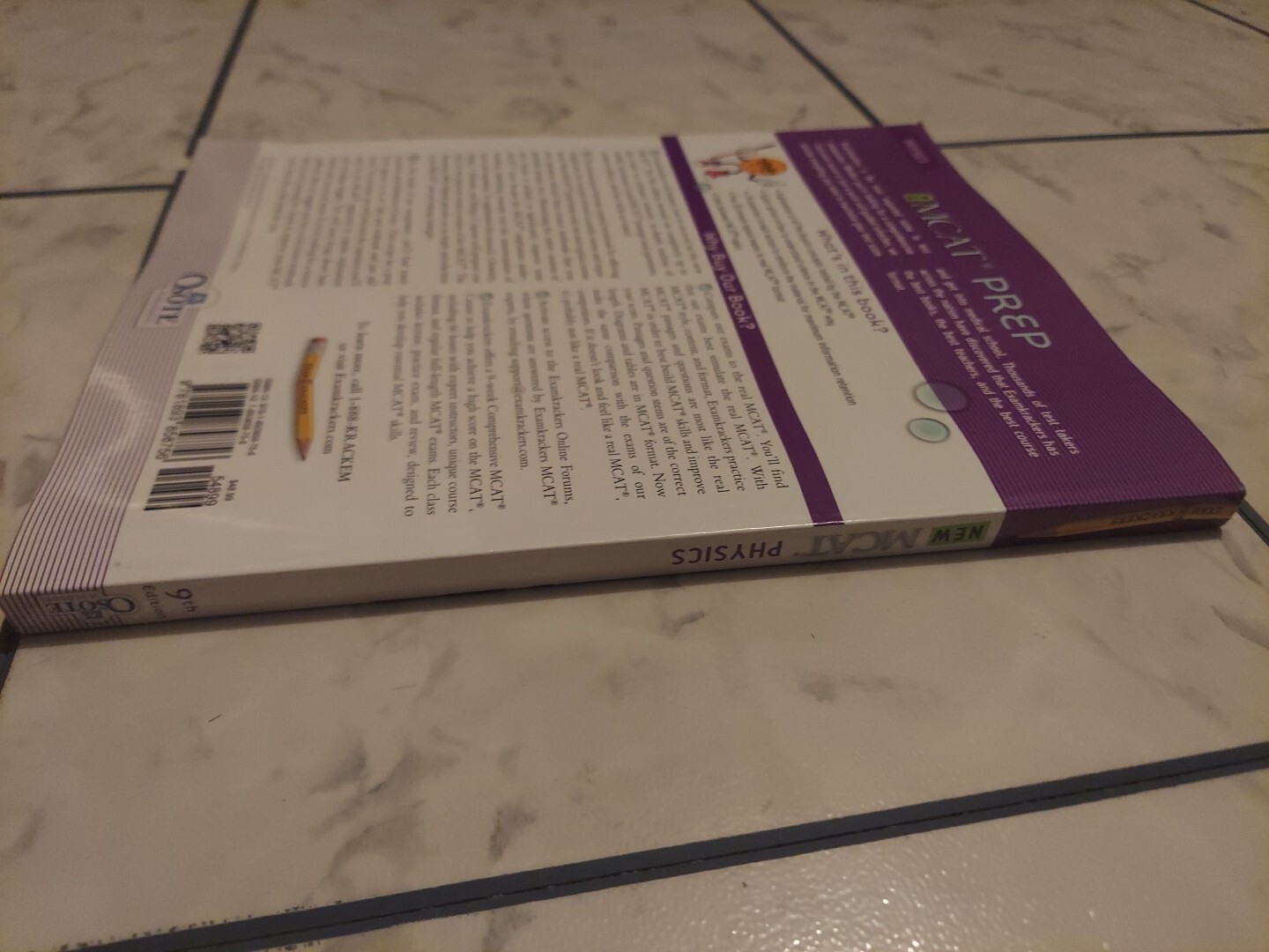 9TH EDITION EXAMKRACKERS MCAT PHYSICS By Jonathan Orsay