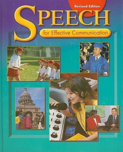 Speech for Effective Communication by RINEHART AND WINSTON HOLT