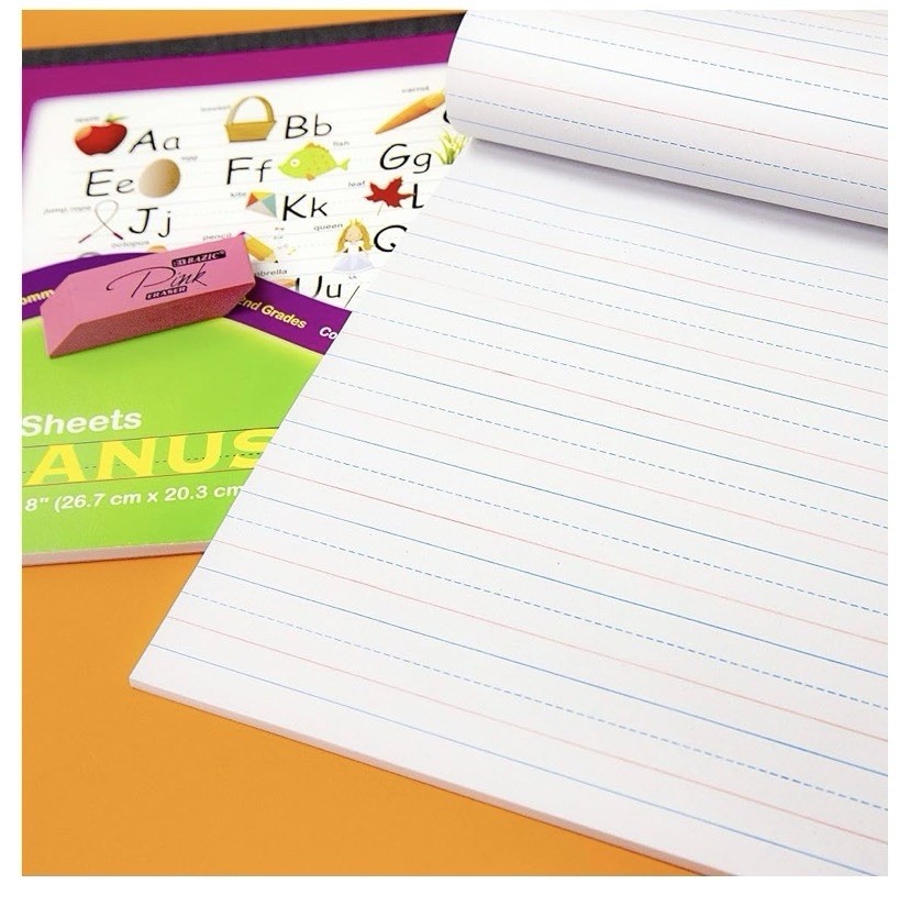 3 Practice Numbers Manuscript Printing Alphabet Hand Writing Workbook Pads