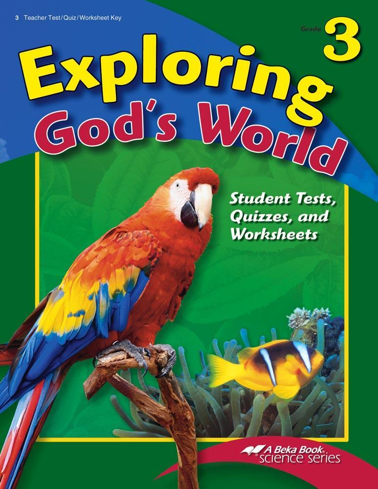 Abeka Exploring God’s World Quiz, Test, and Worksheet Key – 3rd Grade