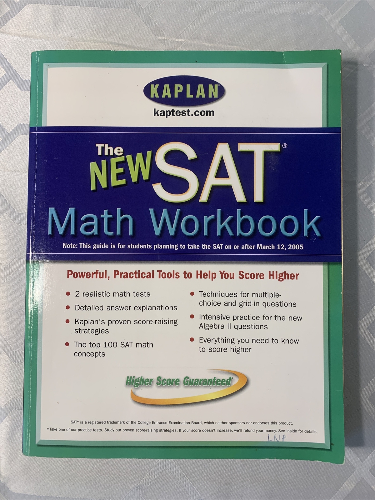 Kaplan New SAT Math Workbook by Kaplan Educational Center Staff (2004, Trade…
