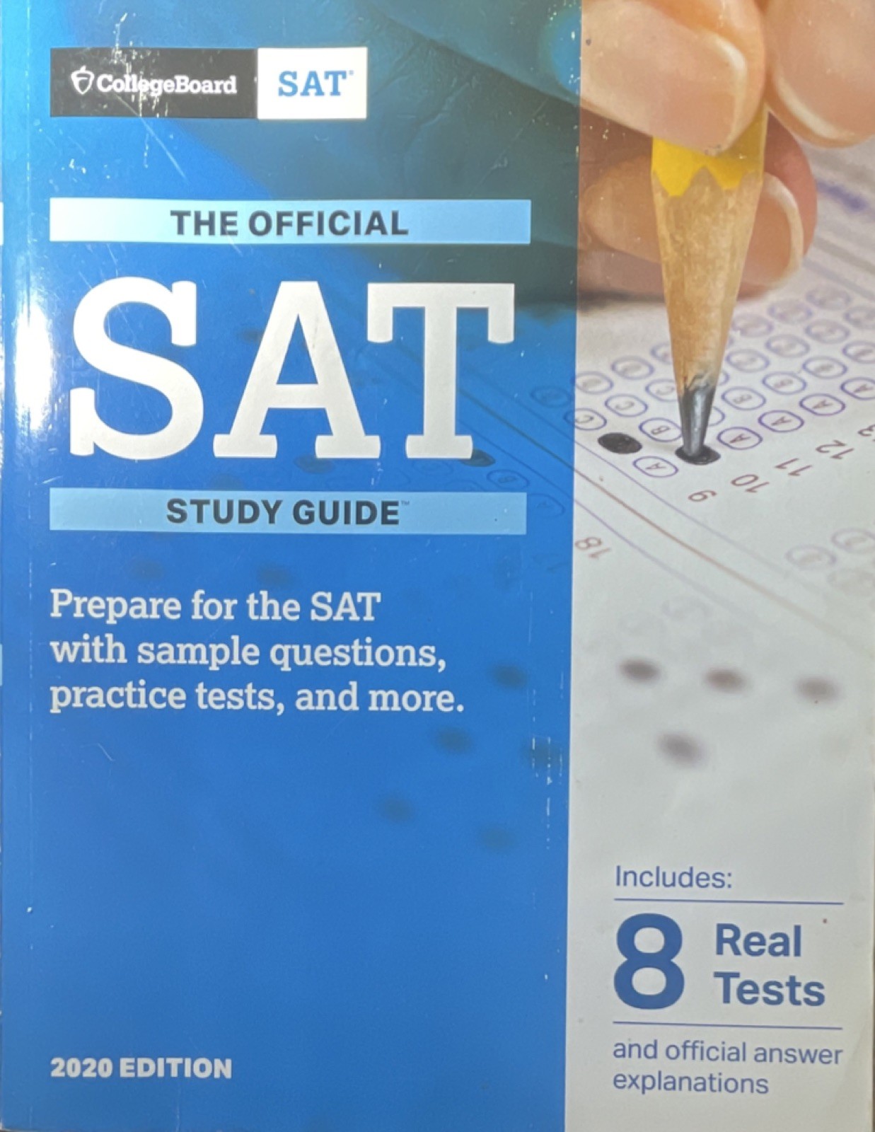 College Board The Official SAT Study Guide 2020 Book Includes 8 Real Tests