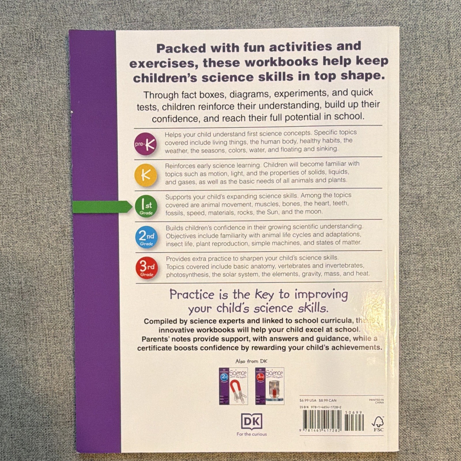 DK DK Workbooks 1st Grade Science Learn & Explore Workbook PB English 2021 80p