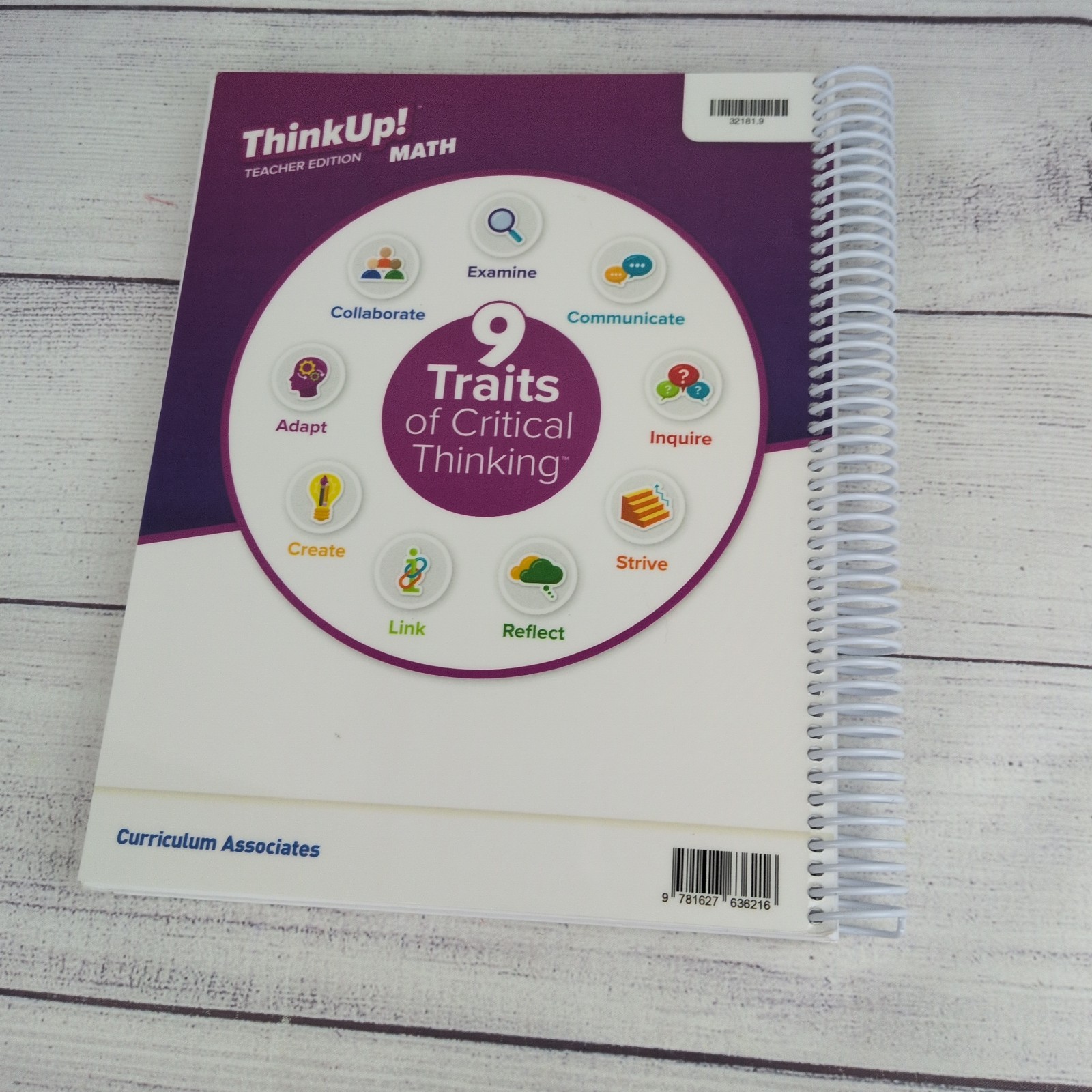 ThinkUp! Math Level 2 Teacher Edition Book Think up Ncscos