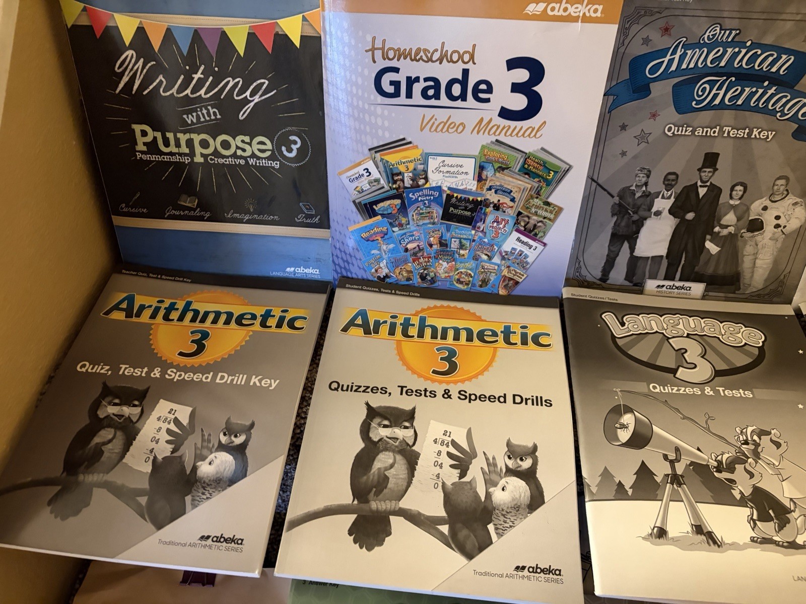Abeka Grade 3 Curriculum: Test Kit (set of 12)