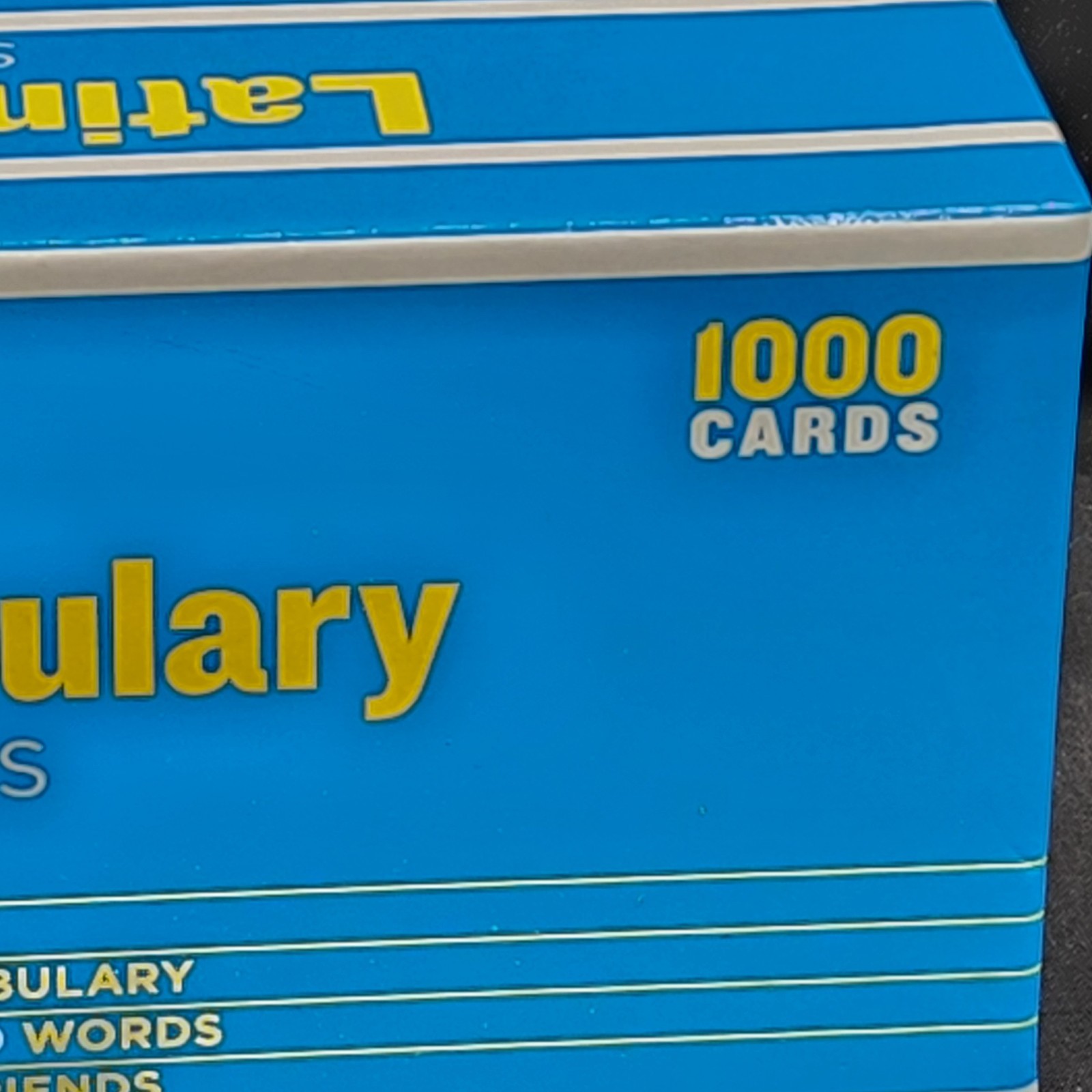 Sparknotes Latin Vocabulary Study Cards 1000 Cognates English Translation