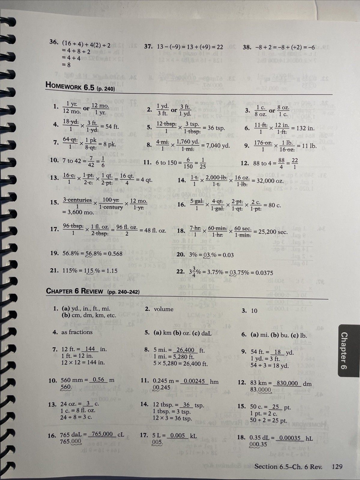 🚘🔑ABEKA 7th Grade INTERMEDIATE MATHEMATICS SOLUTION KEY