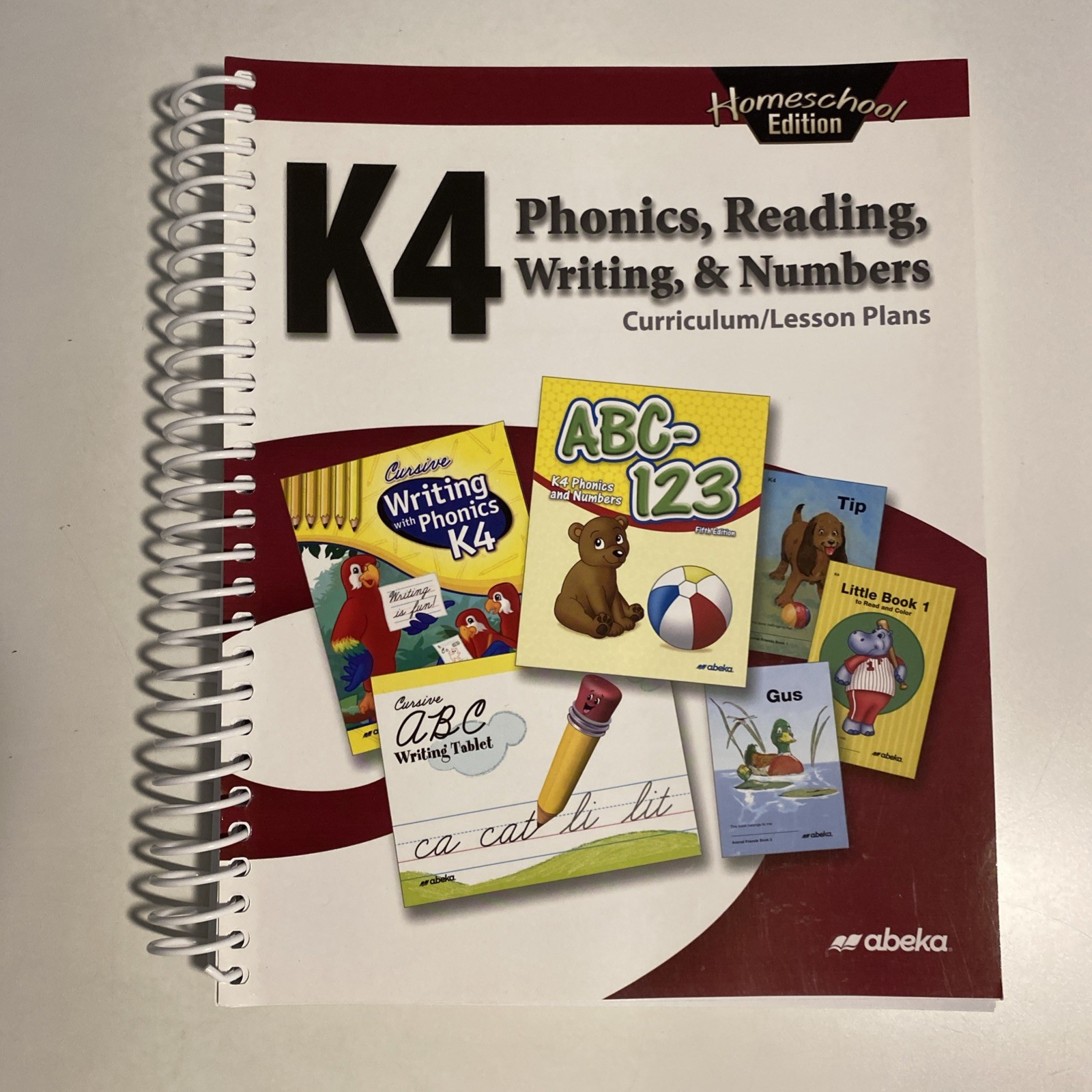 Abeka K4 Lesson Plans & Curriculum homeschool phonics reading writing numbers
