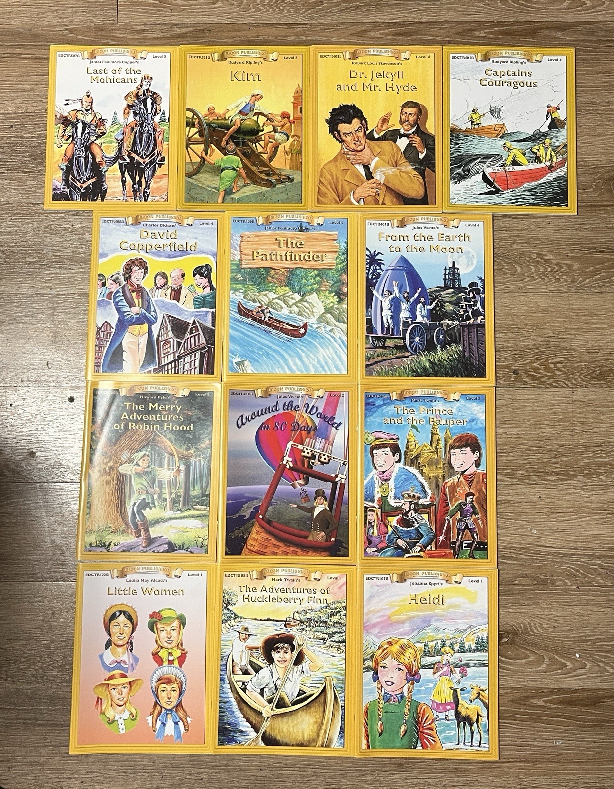Lot of 13 – Bring The Classics to Life by Edcon Publishing Levels 1-5, Paperback