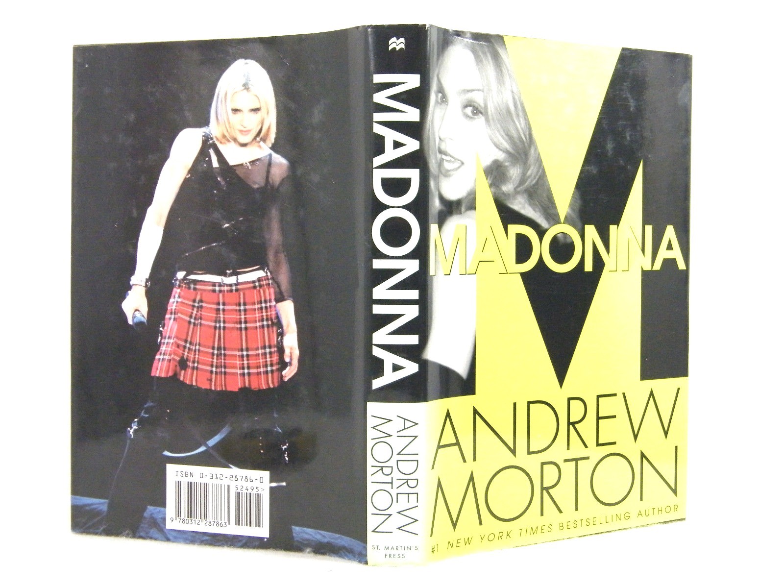 Madonna by Andrew Morton 2001, REVISED HC VG 1ST ED ‘FLAT SIGNED’