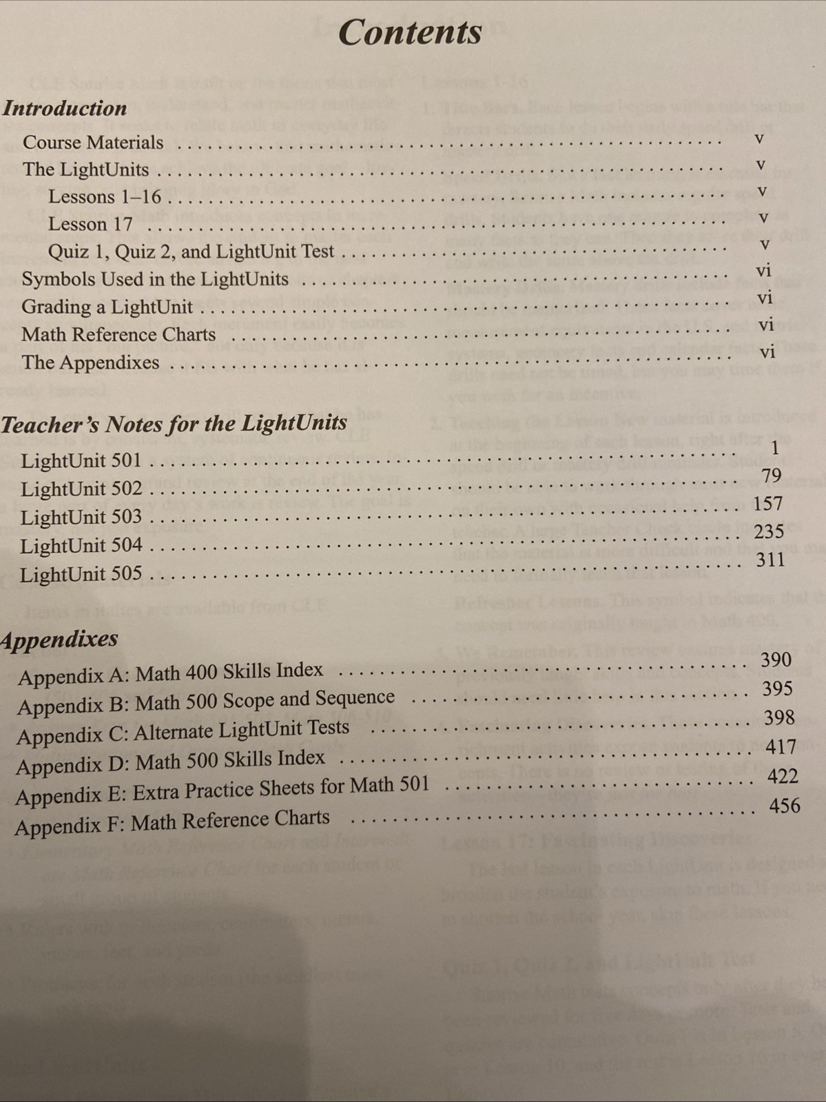 CLE Mathematics 5 Teacher’s Guide Complete Set 501-505 & 506-510 Sunrise Edition