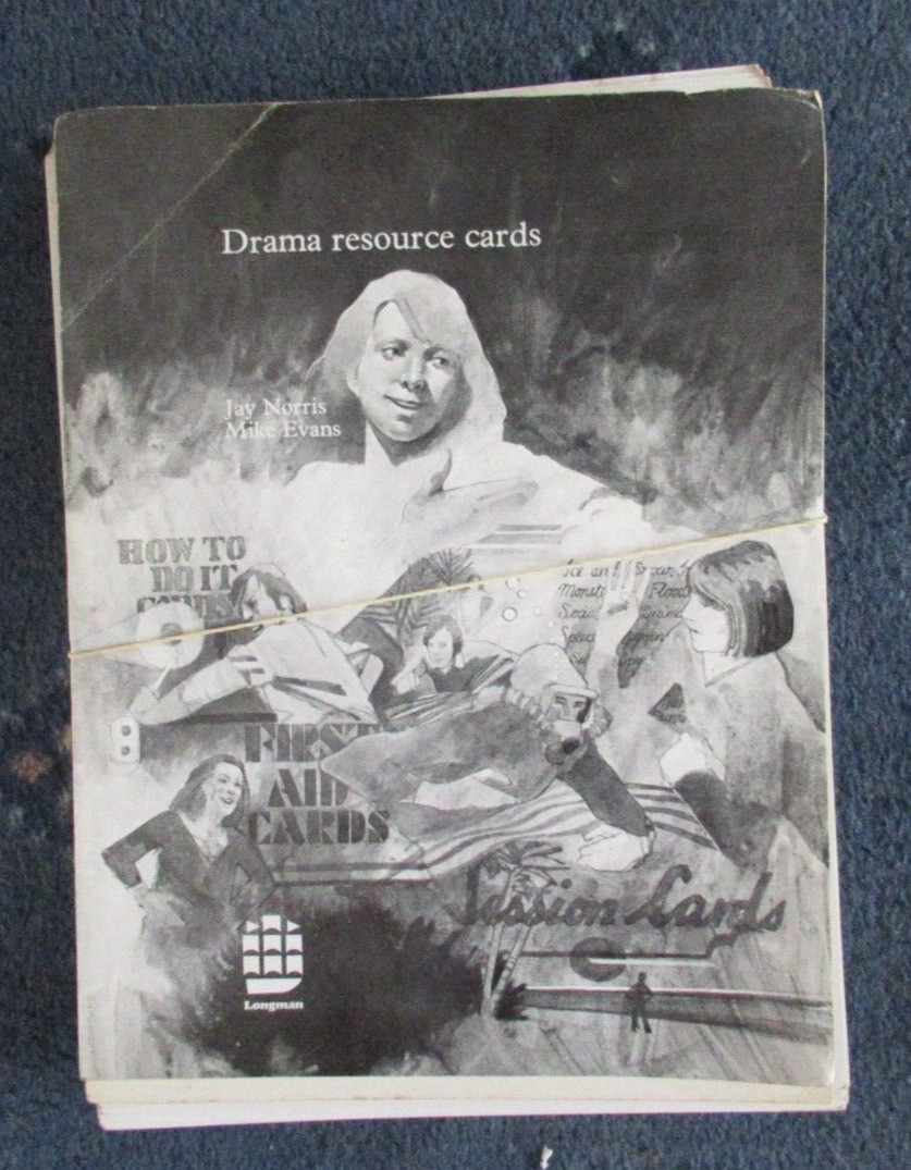 Drama Resource cards – Jay Norris and Mike Evans. (Longman Publishing) 1977