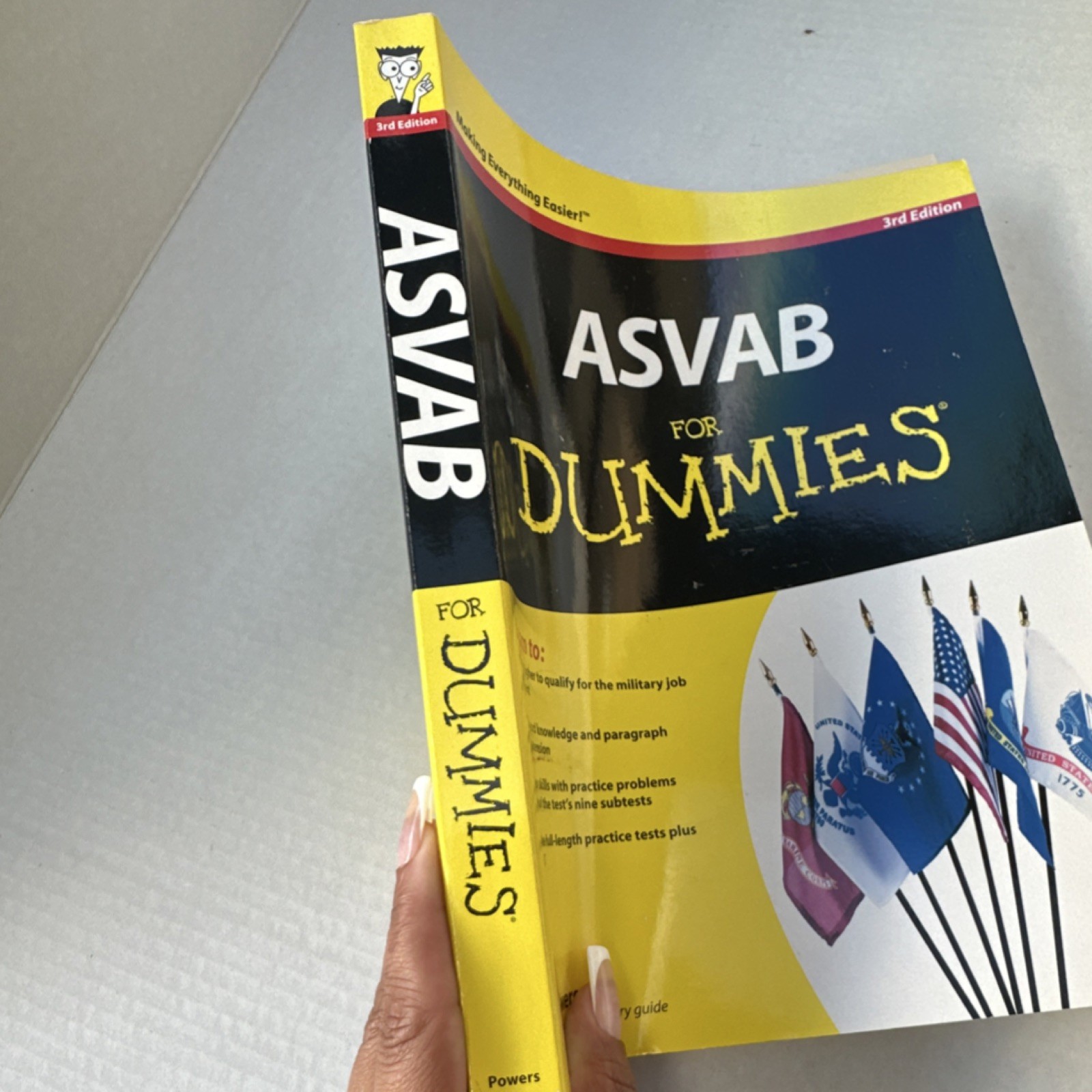 ASVAB For Dummies 3rd Edition Test Prep Study Guide Military Exam Book