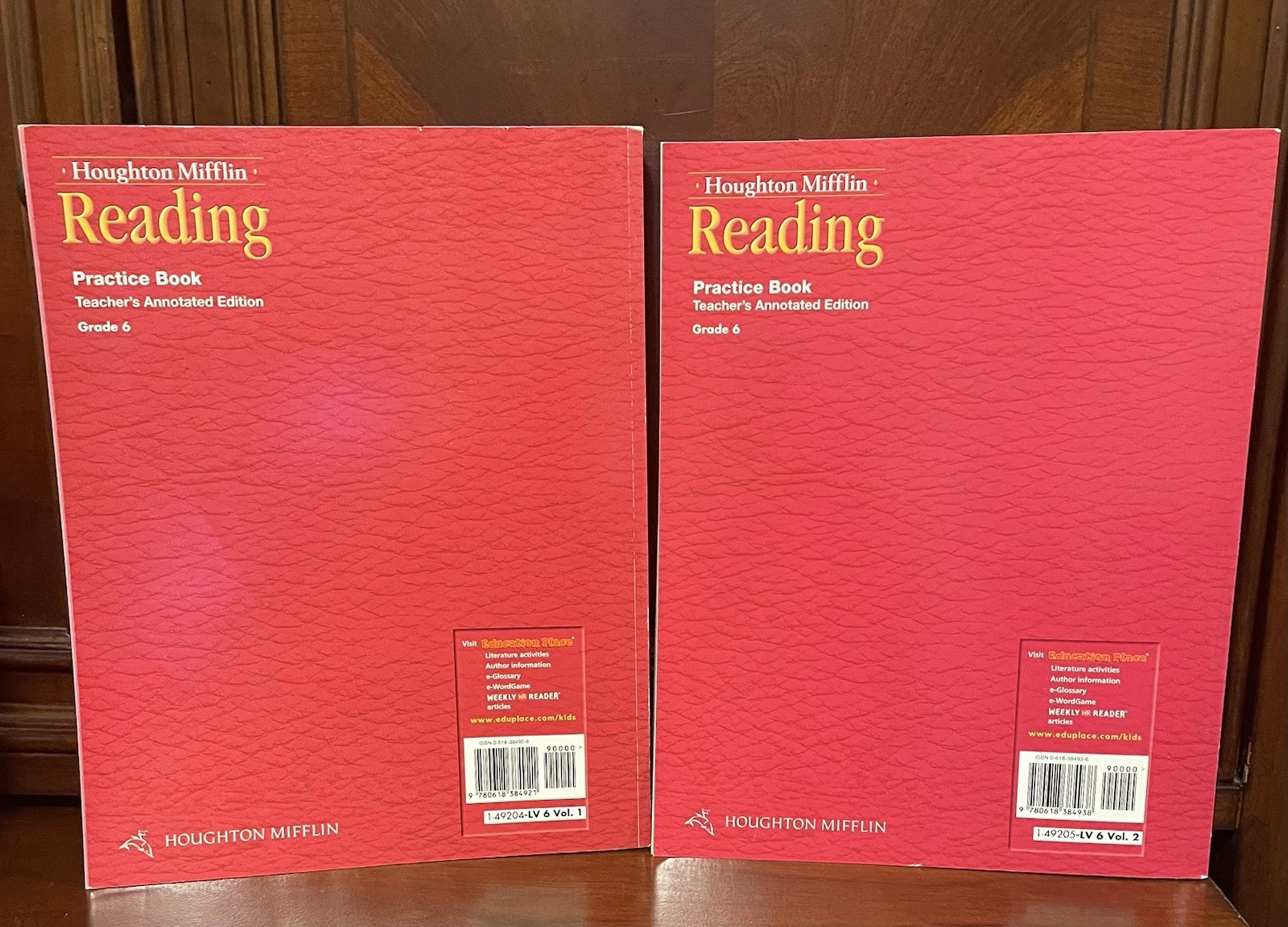 PRACTICE BOOK, TEACHER’S ANNOTATED EDITION, GRADE 6 By Houghton Mifflin 1 & 2