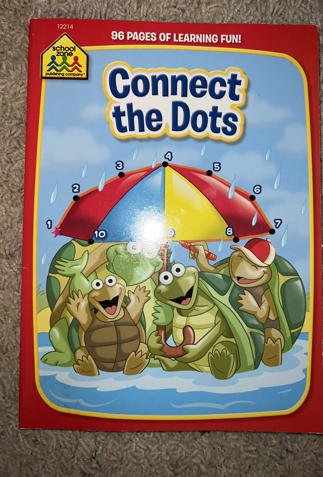connect the dots school zone publishing company- 96 pages of learning fun-NEW!