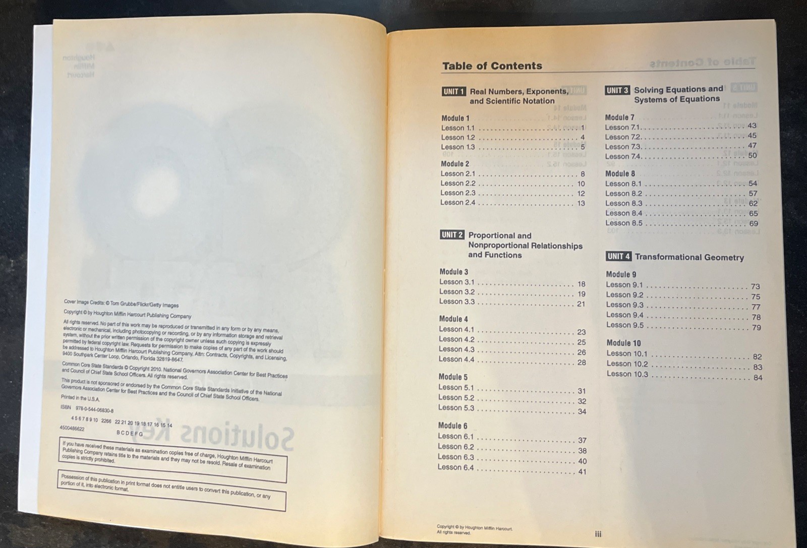 Go Math! Middle School Grade 8 Solutions Key Answer Manual 2014