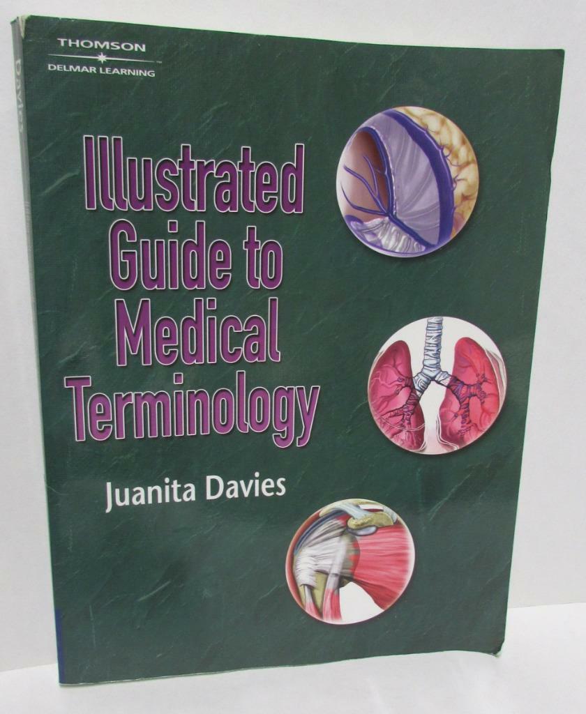 Illustrated Guide to Medical Terminology Book by Juanita Davies 2007 w/ Audio CD