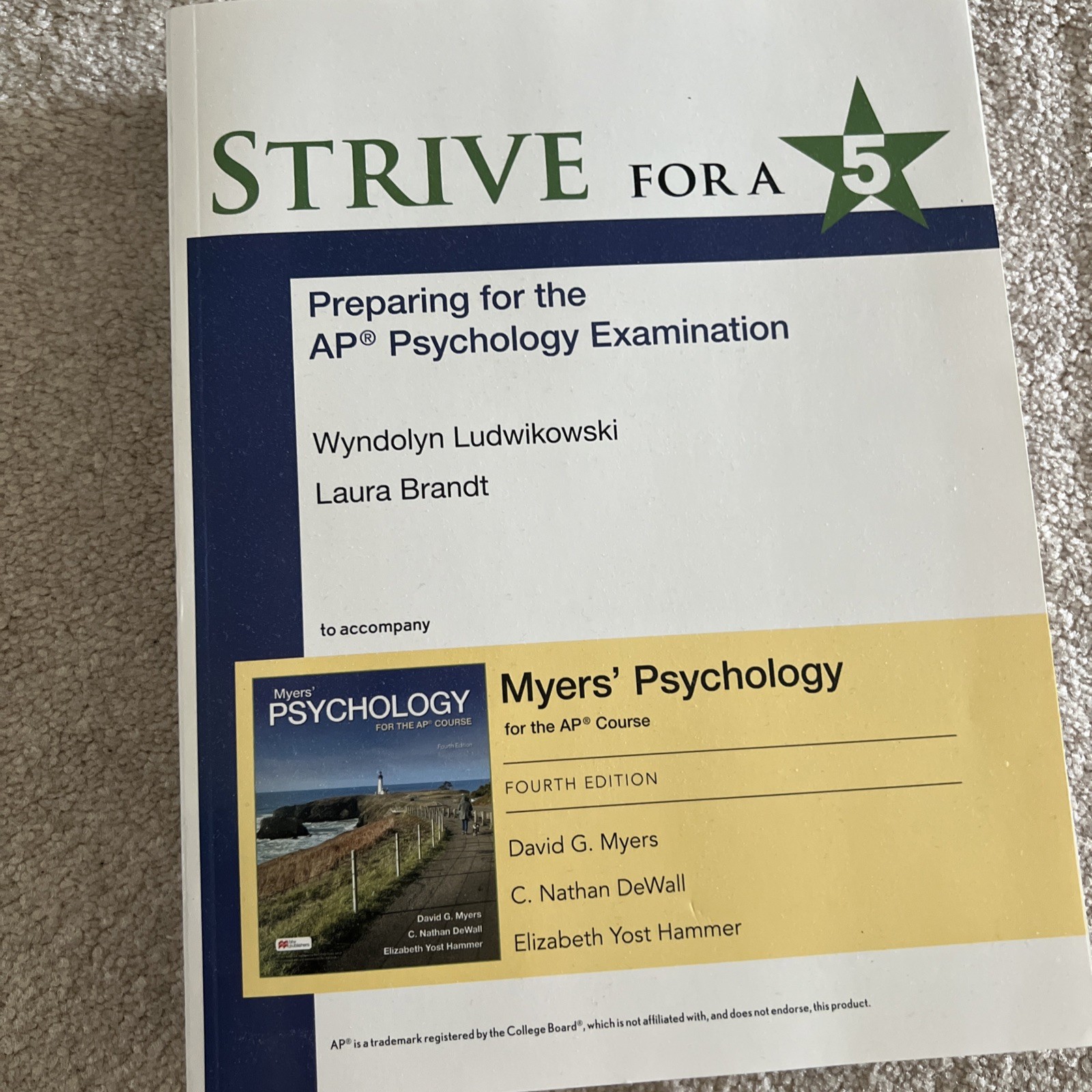 Preparing for the AP Psychology Examination : Myer’s Psychology For the AP Co…