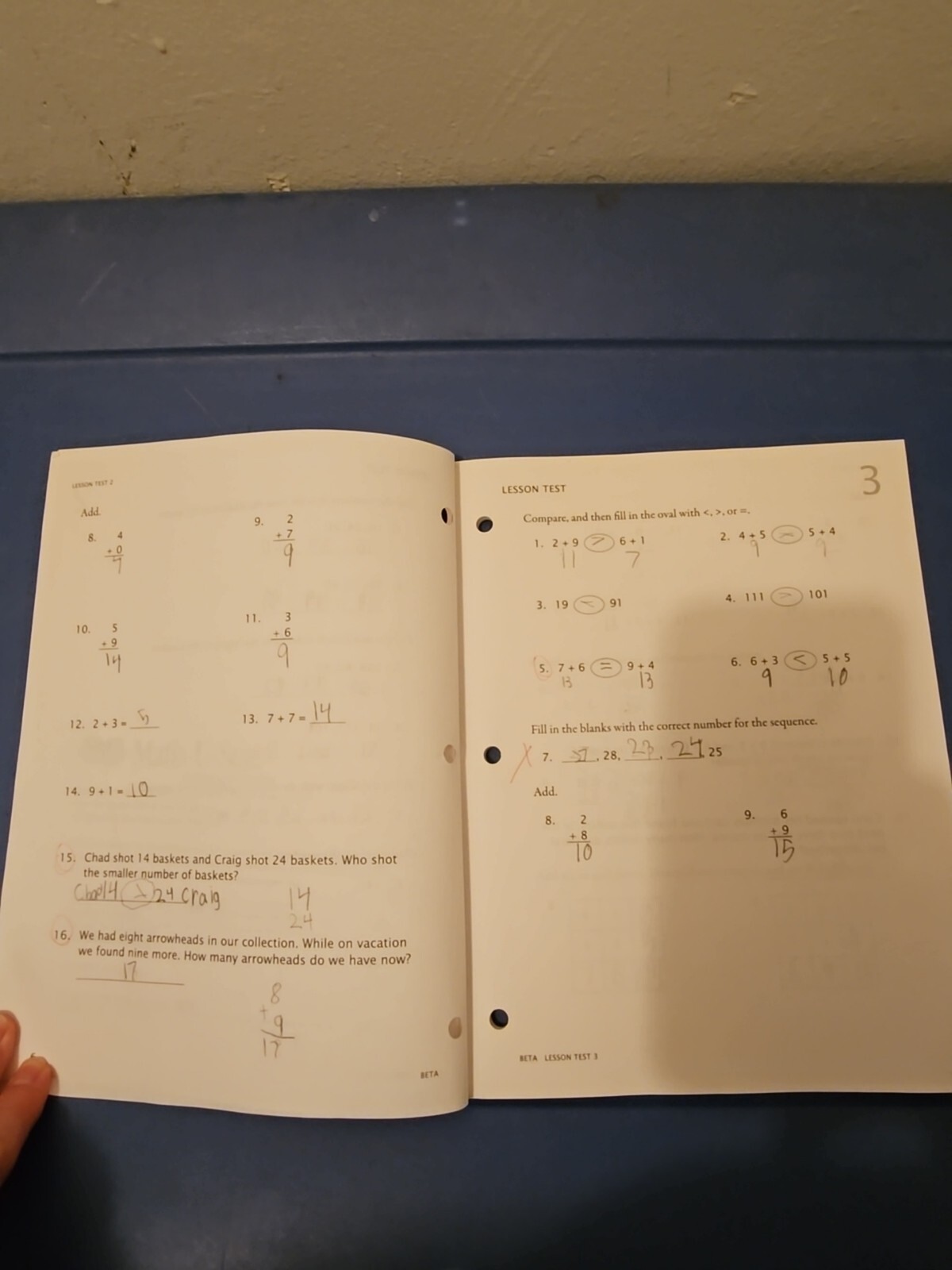 Beta Tests : Multiple-Digit Addition and Subtraction by Math-U-See 2013, Trade