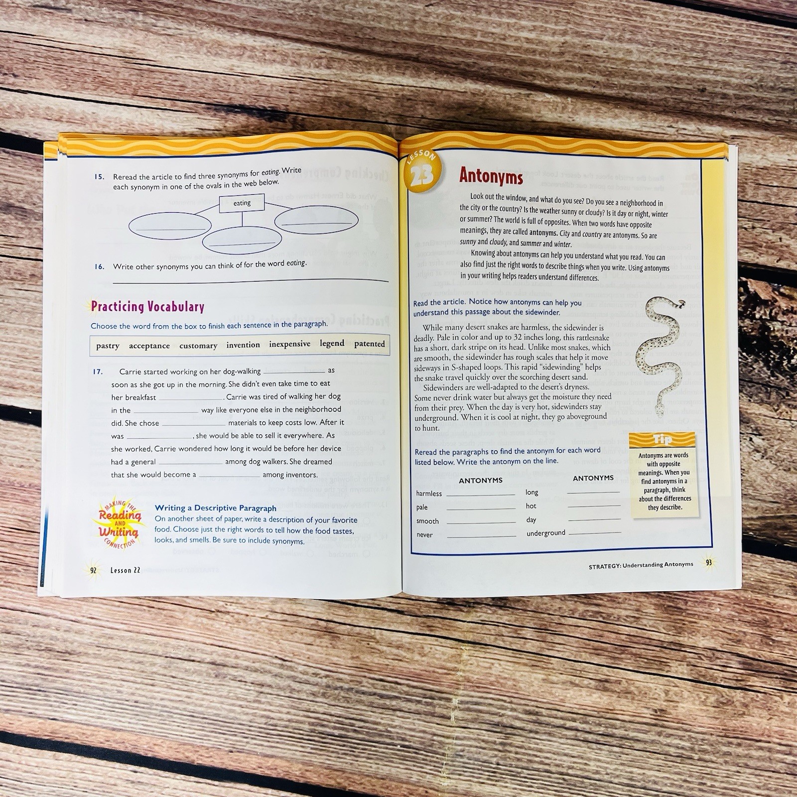 COMPREHENSION PLUS, LEVEL D, PUPIL EDITION, 2002 COPYRIGHT –