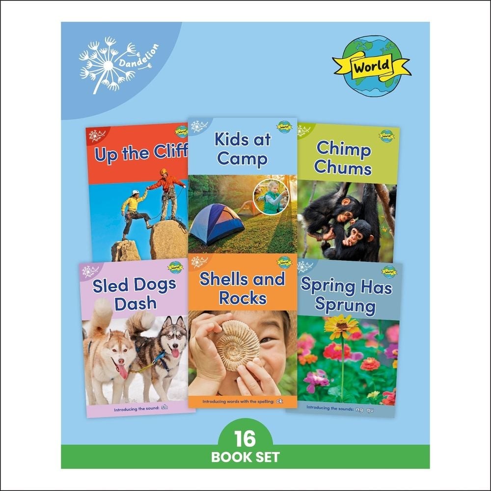 Phonic Books Dandelion World Stages 8-15: Adjacent consonants and consonant digr