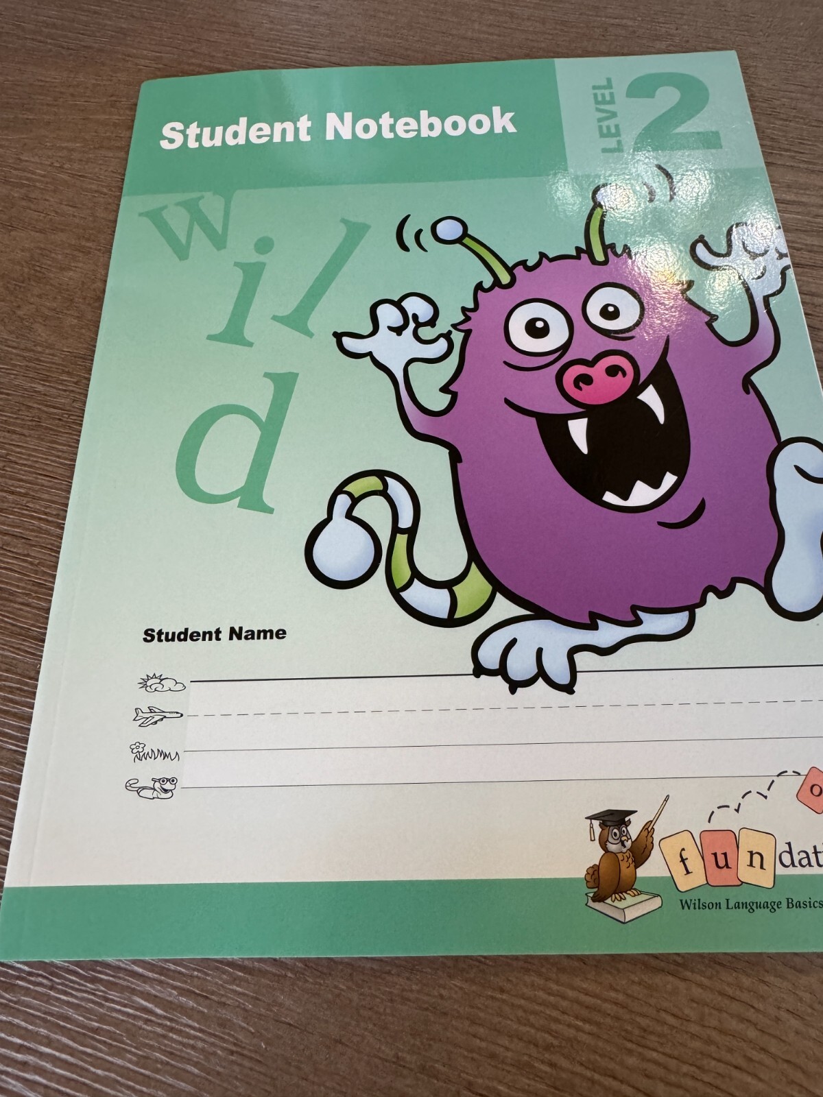 Fundations: Wilson Language Basics–Student Notebook–Level 2-Paperback–NEW