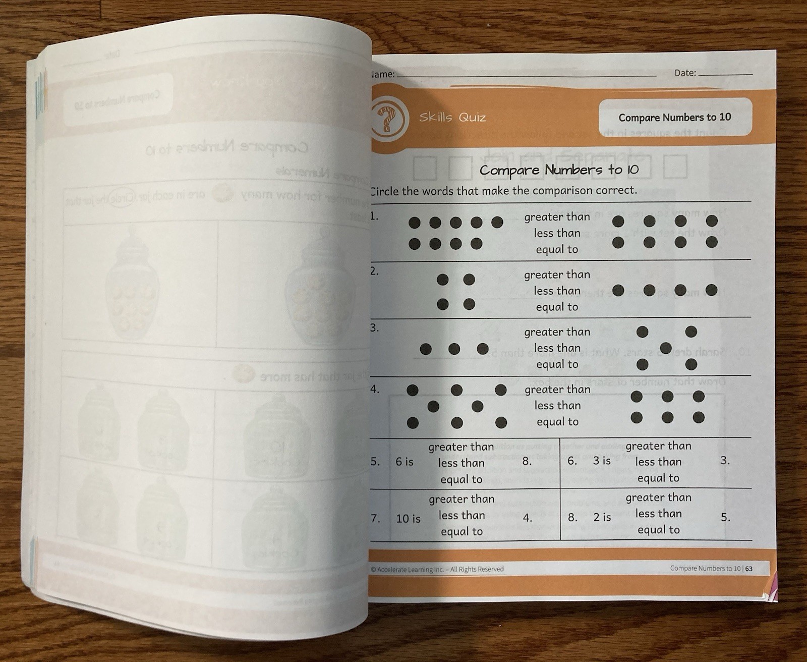 STEM Scopes Math Kindergarten Student Notebook