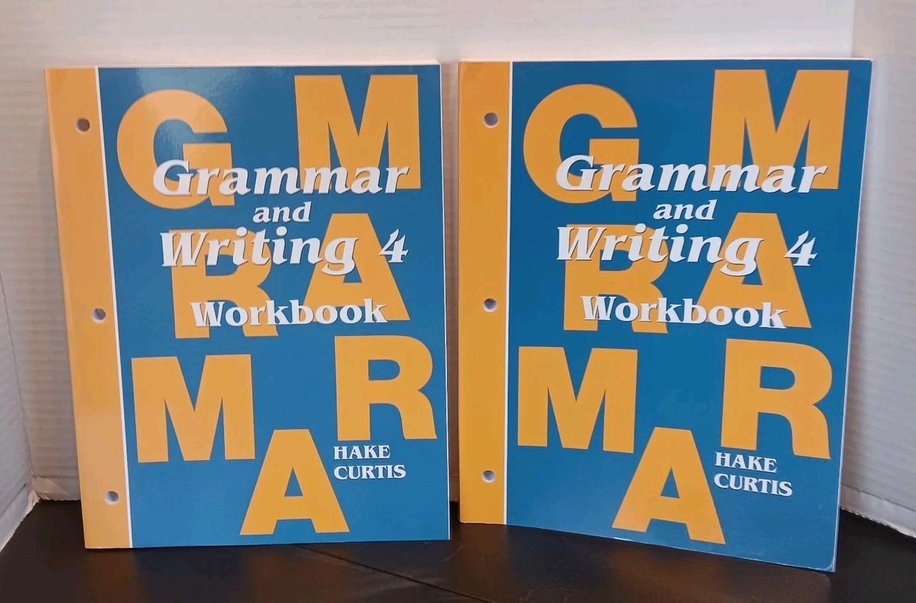 Grammar and Writing 4 Workbook Lot Of 2 Homeschool Bundle