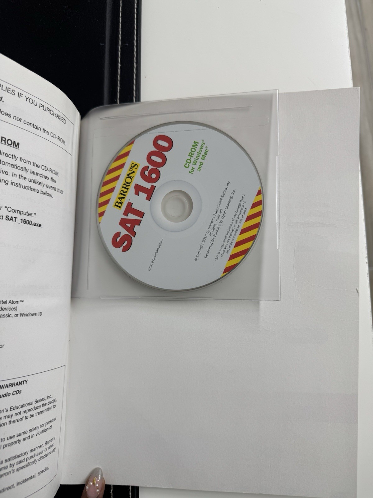 Barron’s SAT 1600 Study Guide Book + CD