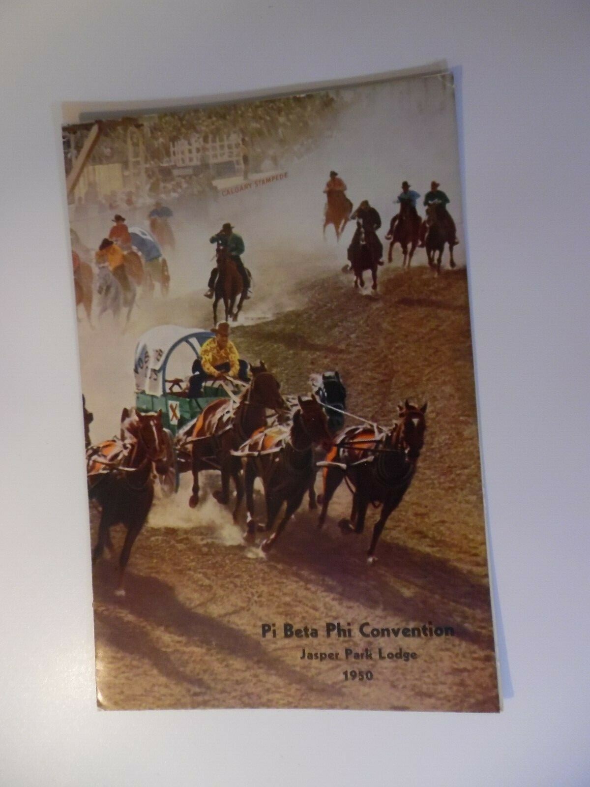 PI BETA PHI CONVENTION JASPER PARK LODGE 1950 PROGRAM OF EVENTS
