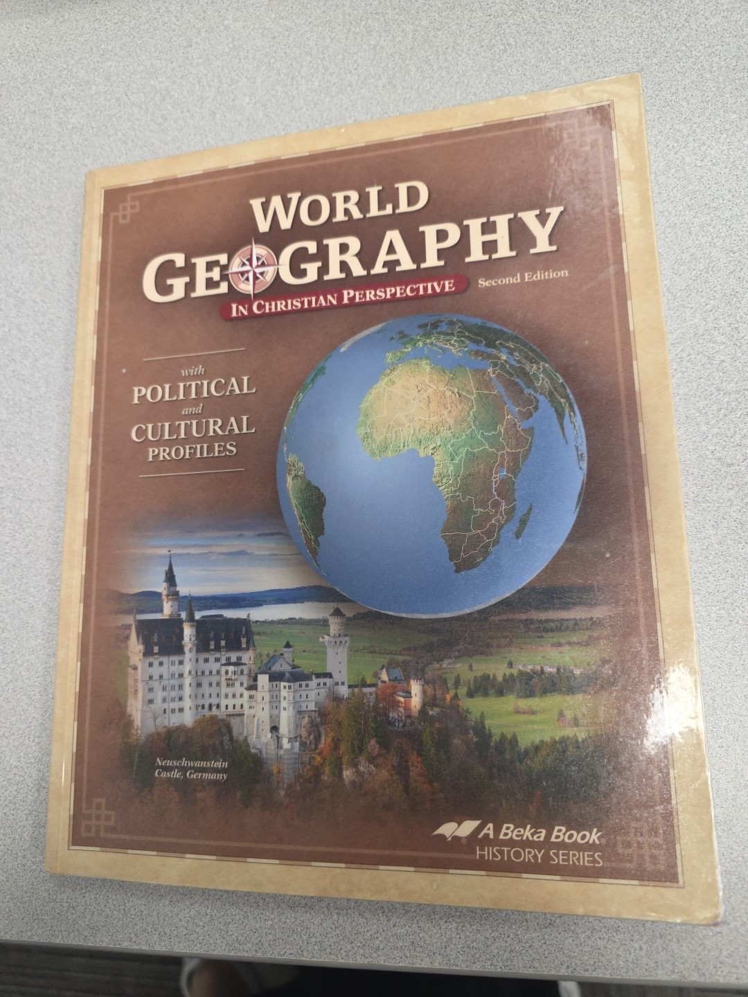 Abeka World Geography Christian Perspective Student Text- 9th Grade History