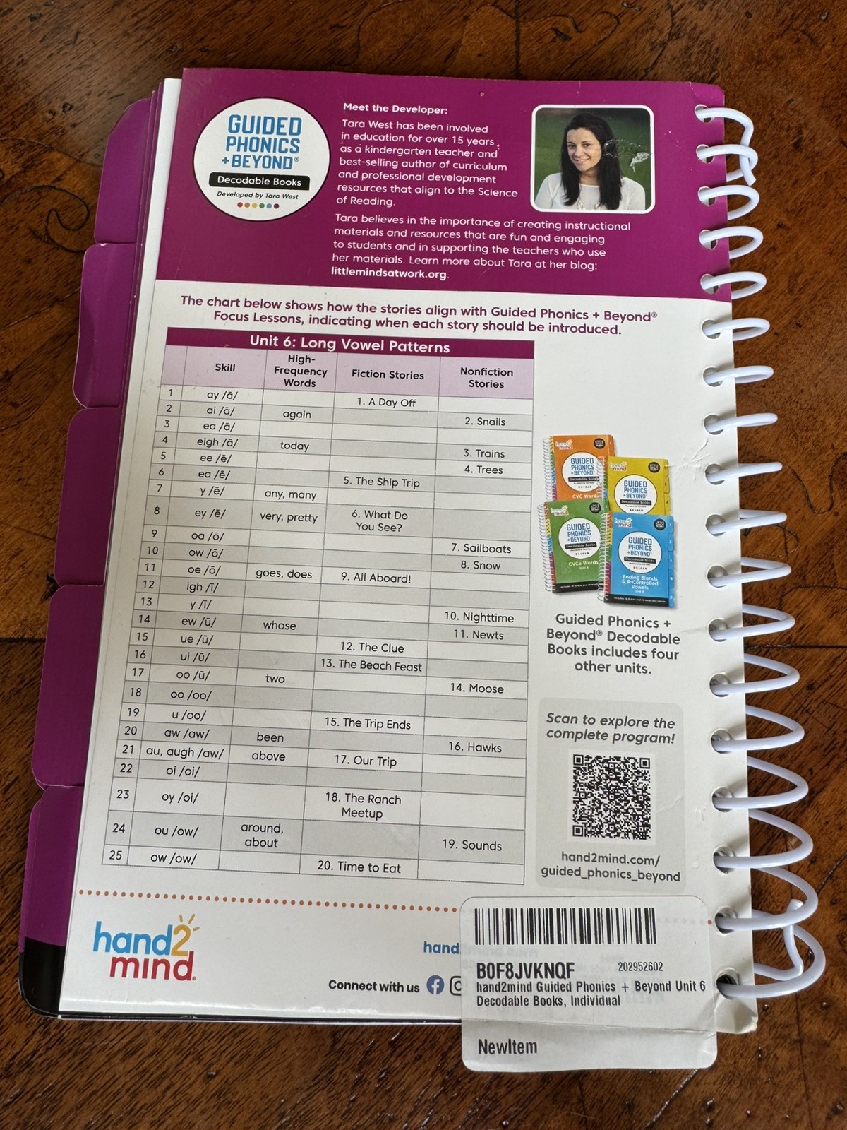 hand2mind Guided Phonics + Beyond Decodable Books Unit 6 Long Vowel Patterns