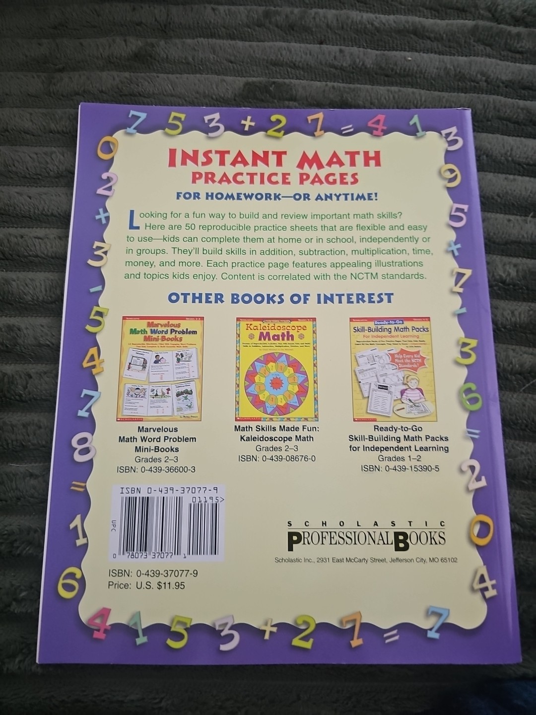 Instant Math Practice Pages – Grades 2-3 – Help Kids Build Essential Math Skills