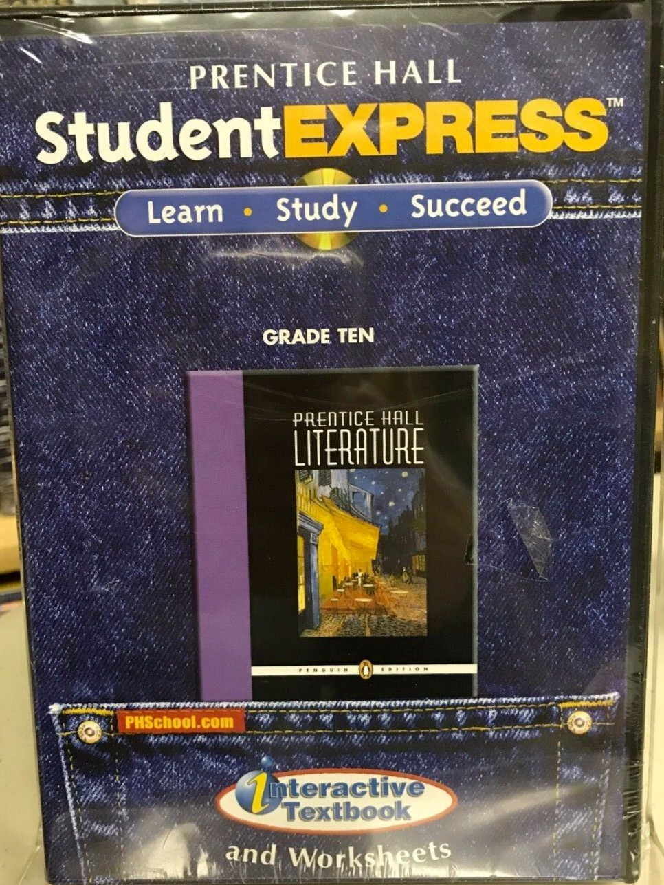 Prentice Hall Literature Grade 10 Student Express Textbook CD-ROM NEW/Sealed