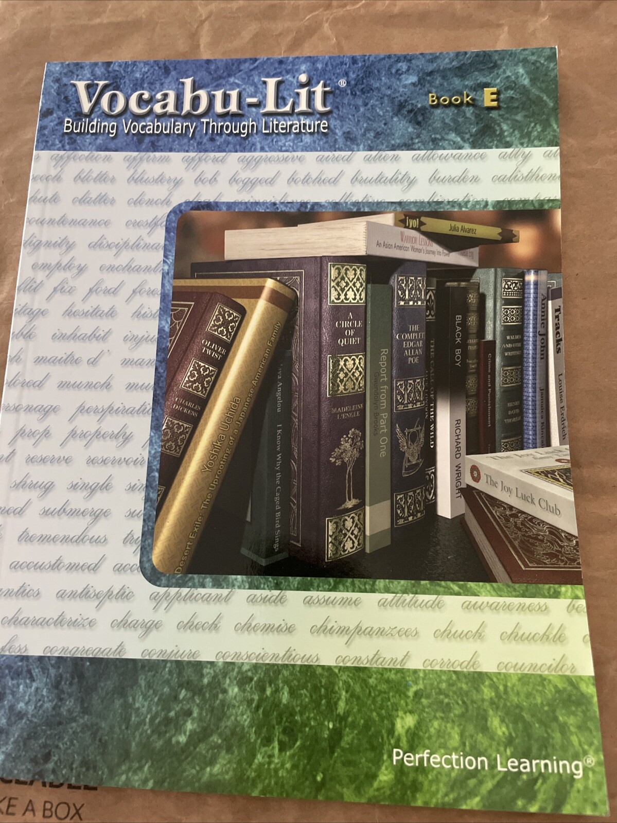 Vocabu-Lit, Book E