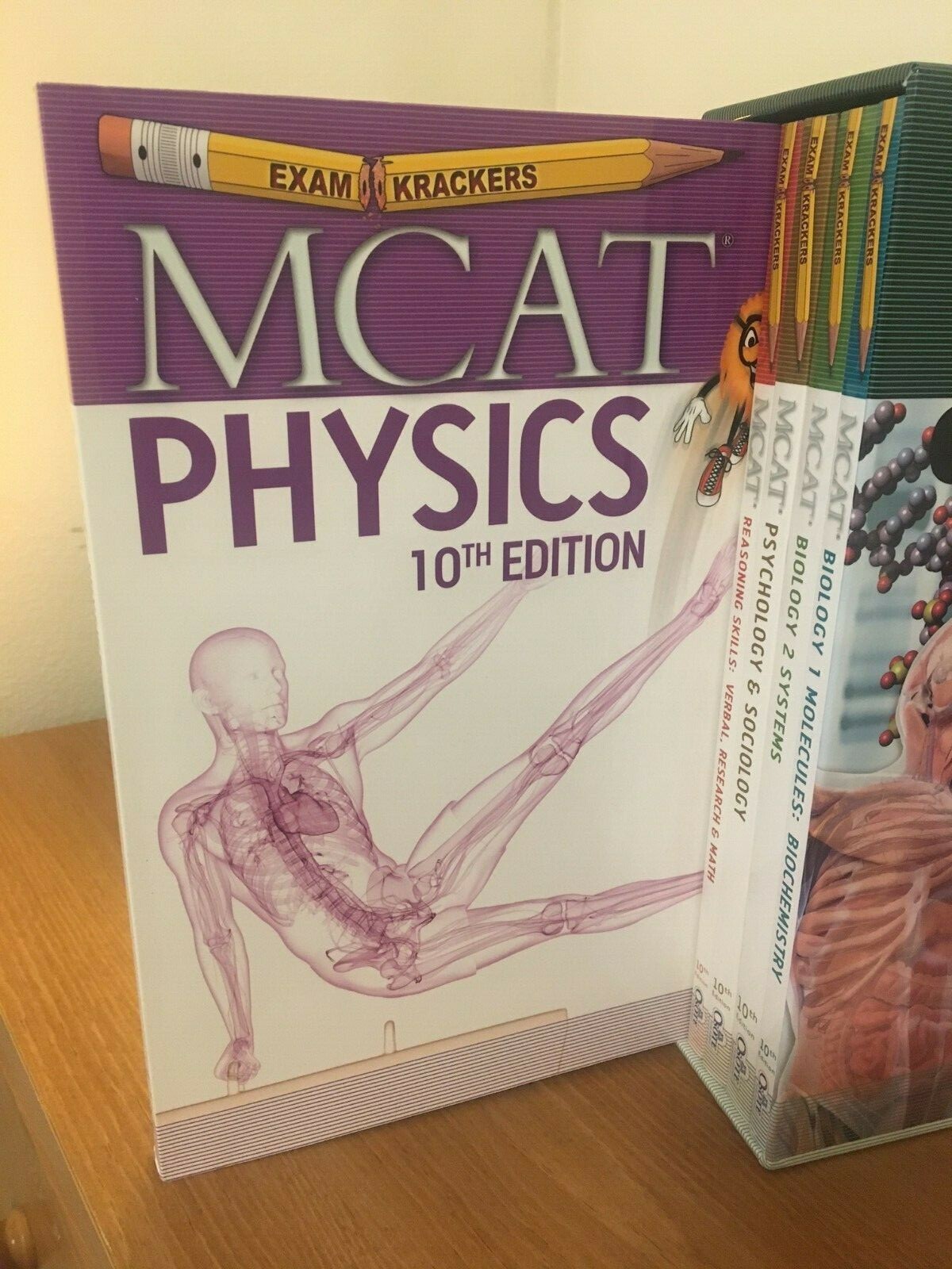 MCAT Examkrackers Complete Study Package 10th edition Very Good Condition
