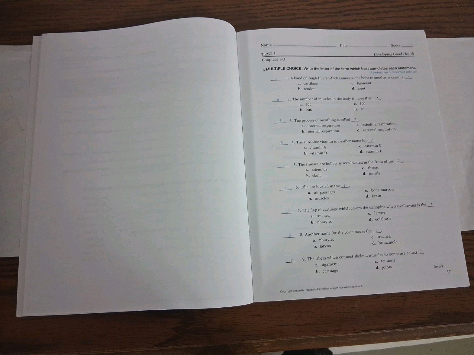 Pre-owned Abeka 4th Grade Developing Good Health Set.Of 3 Books