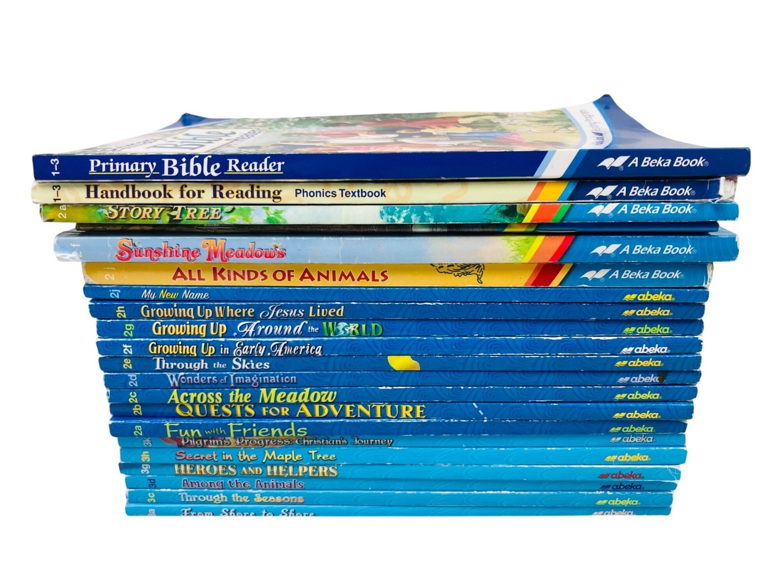 Abeka Reading Program 2nd & 3rd Grade Readers Lot of 21 Books Homeschool
