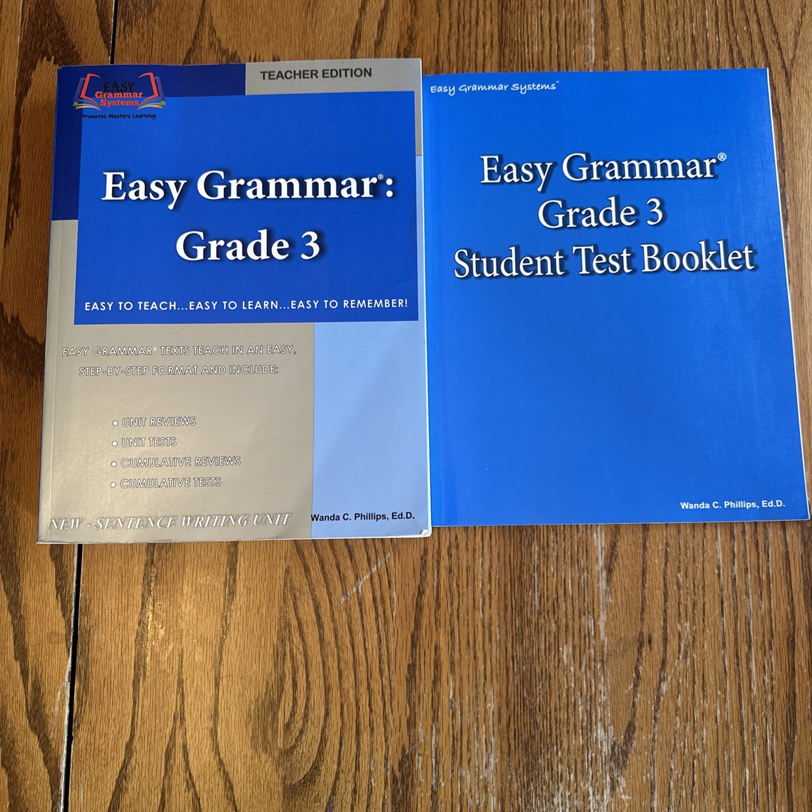 Easy Grammar Grade 3 Teacher Edition & Student Test Booklet by Wanda C. Phillips