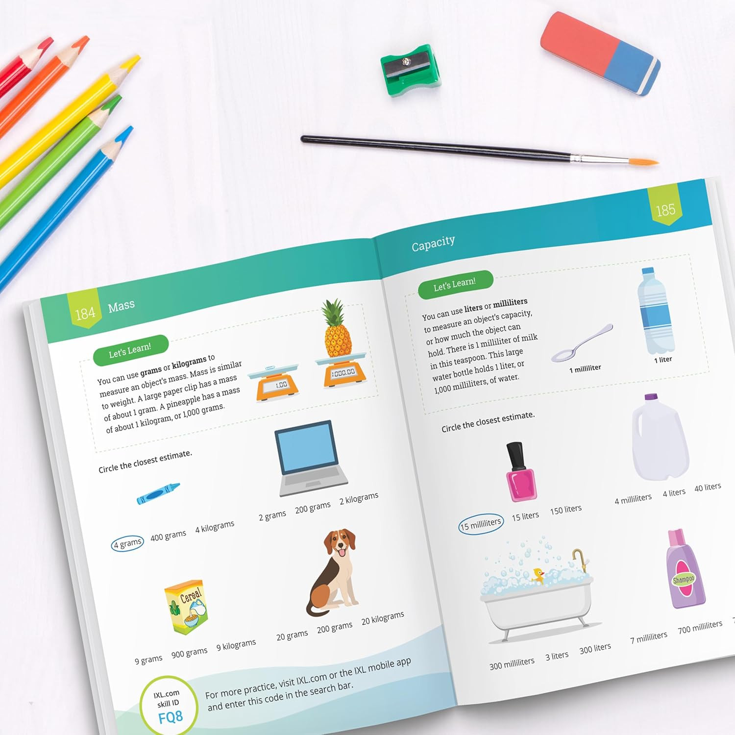 The IXL Ultimate 3rd Grade Math Workbook, Activity Book for Kids Ages 8-9 Coveri