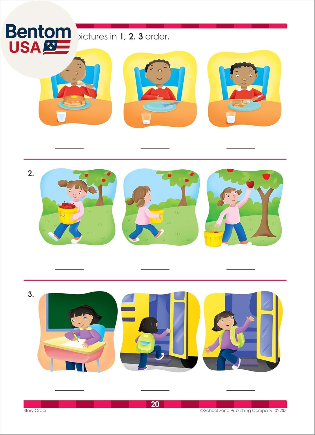 School Zone Beginning Reading Workbook: 64 Pages, 1St Grade, 2Nd Grade, Beginnin
