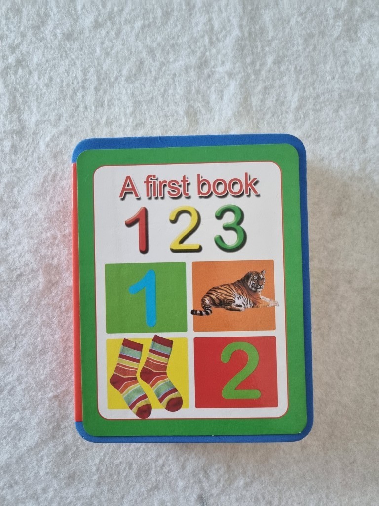 Number Practice Book Count Beginner Preschool Small Carry Girl 1 2 3 Multi Color