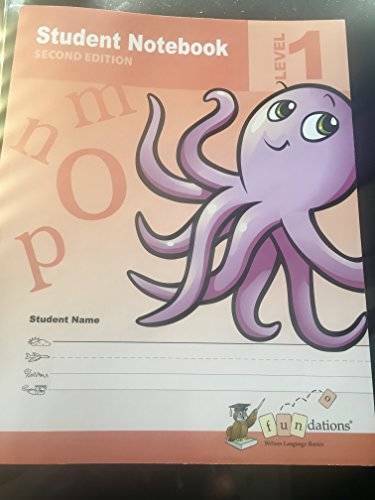Fundations Student Notebook, Level 1, Second Edition – Paperback – GOOD