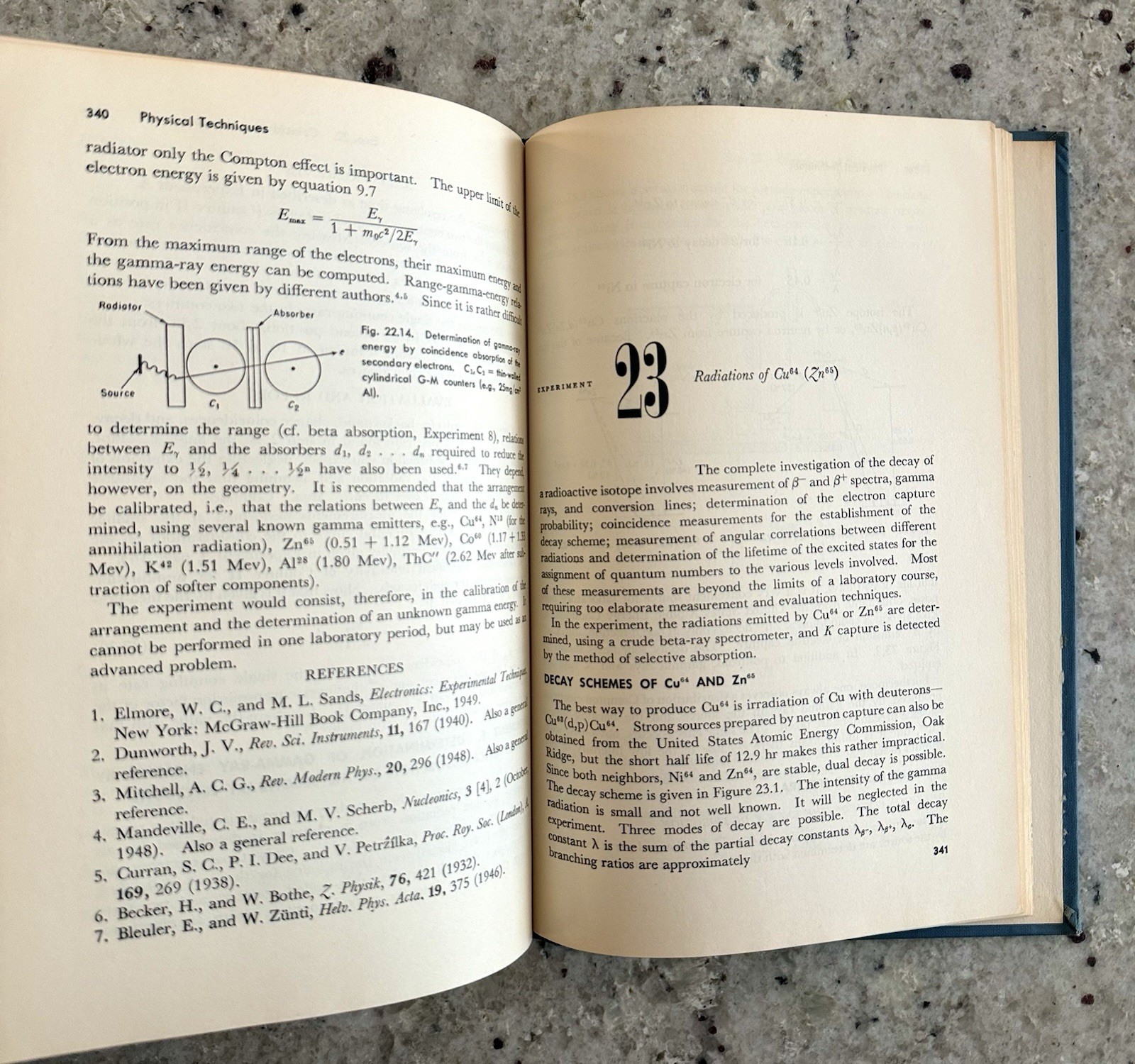 VTG 1963 Experimental Nucleonics Bleuler & Goldsmith (Purdue) HC