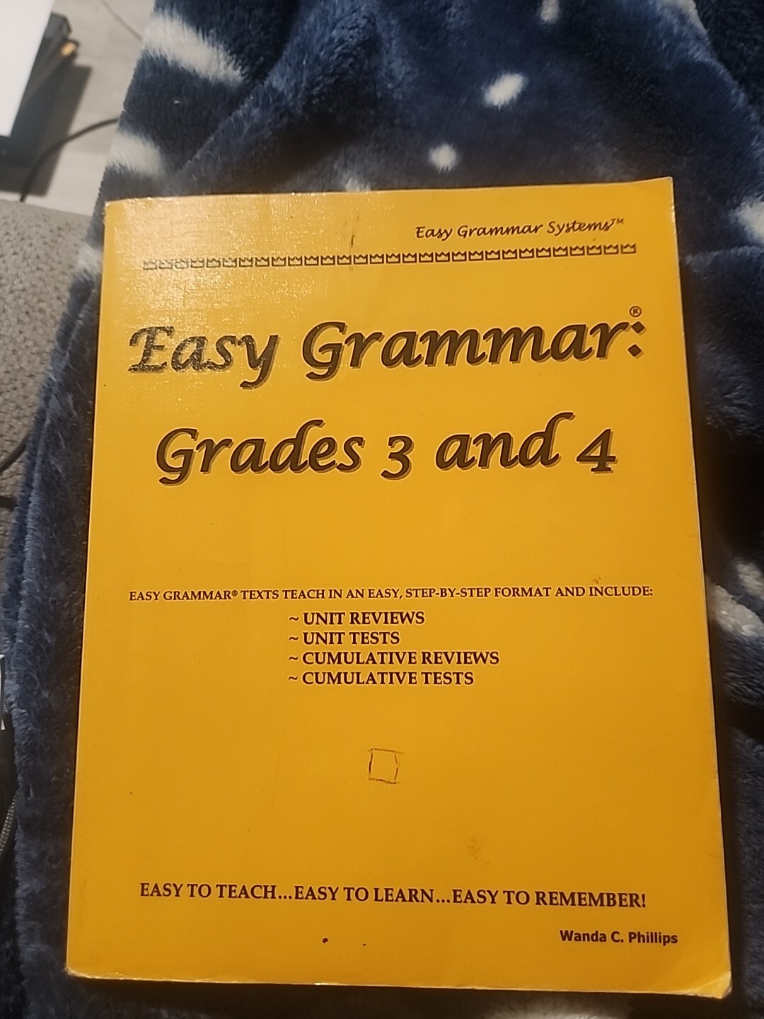 EASY GRAMMAR Grades 3 4 Yellow Book Wanda C. Phillips Teacher Large Book