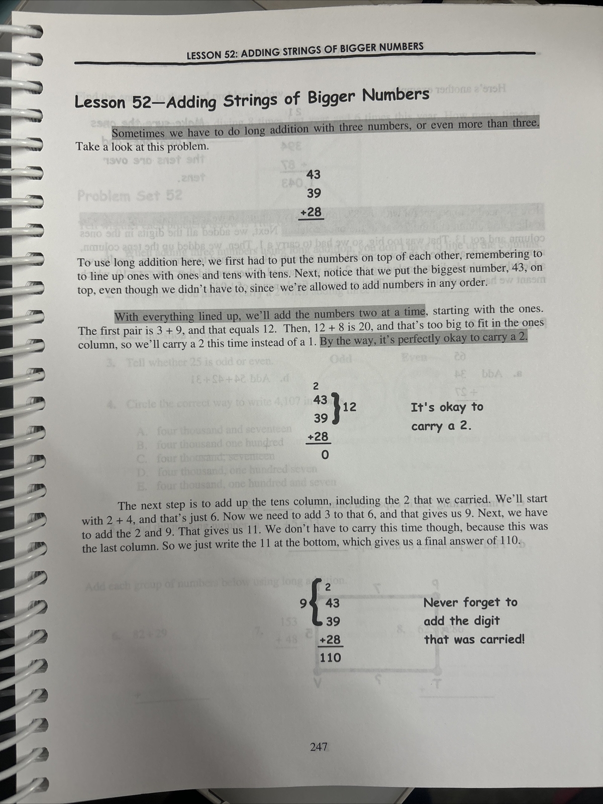 Math 3 : A Teaching Textbook w/ Answer Booklet by Shawn Sabouri, Greg Sabouri
