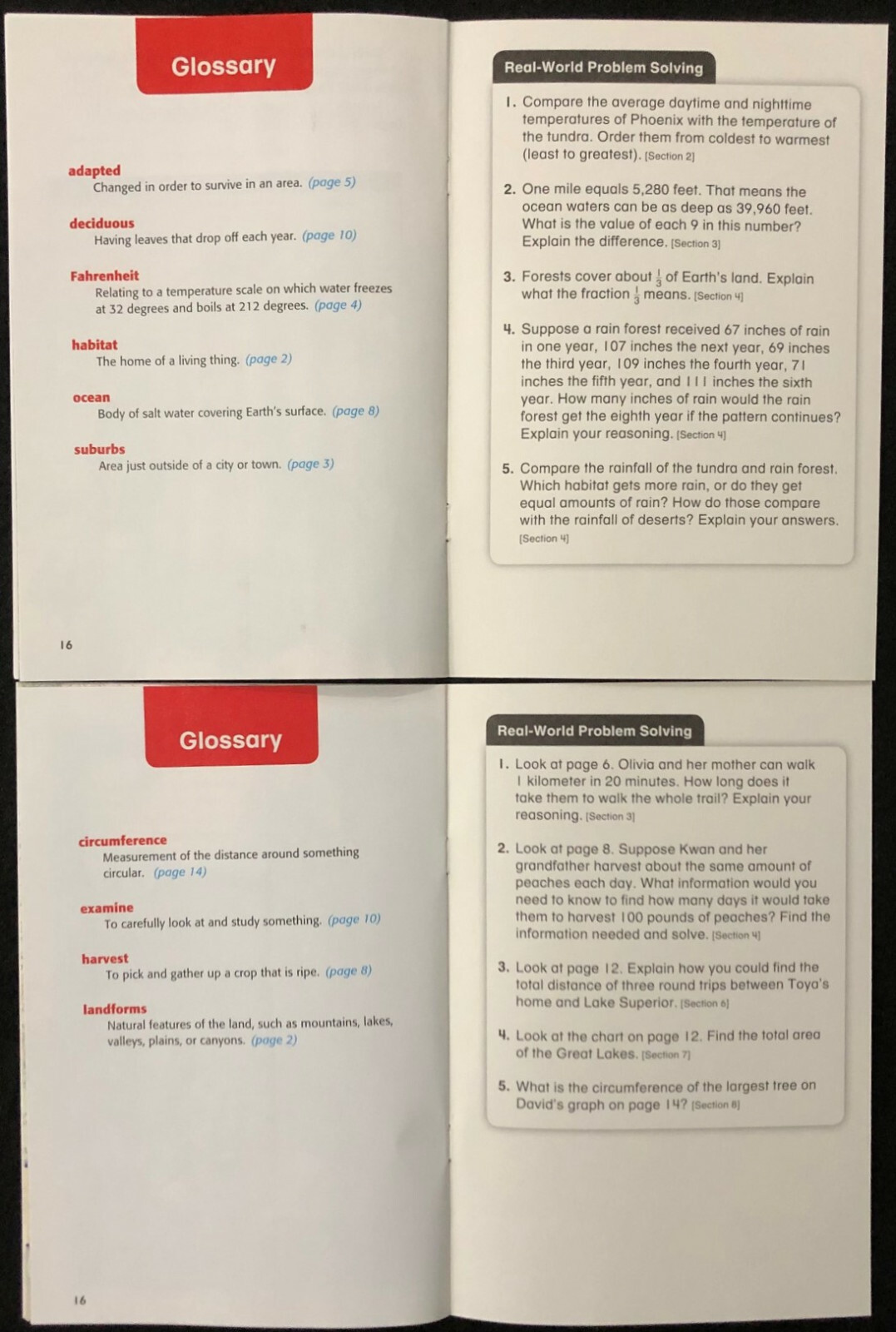 3rd Real-World Problem Solving – Math & Science/Social Studies (ON grade level)